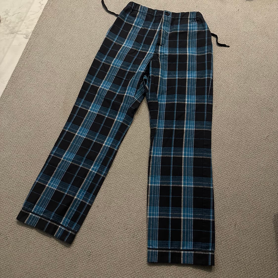 언유즈드(UNUSED) 체크 플란넬 팬츠 상품이미지2