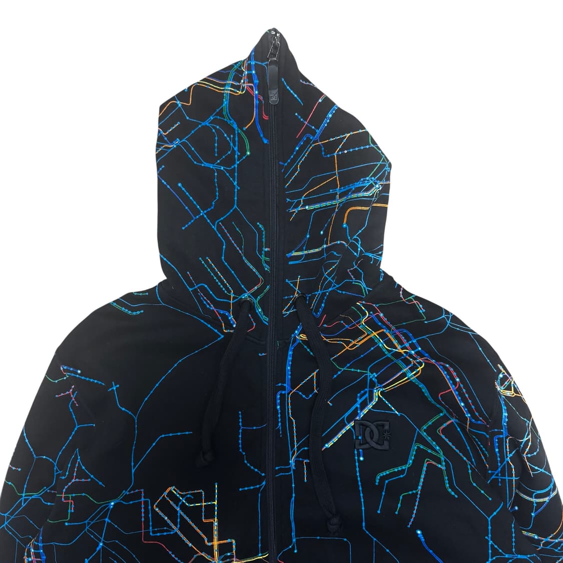 00‘s DC Shoes Subway Map Full Zip-up 상품이미지3