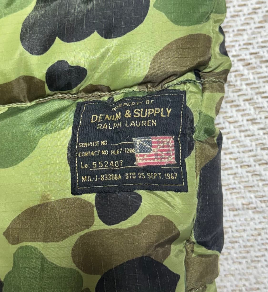 폴로 랄프로렌 데님앤 서플라이 패딩 상품이미지3