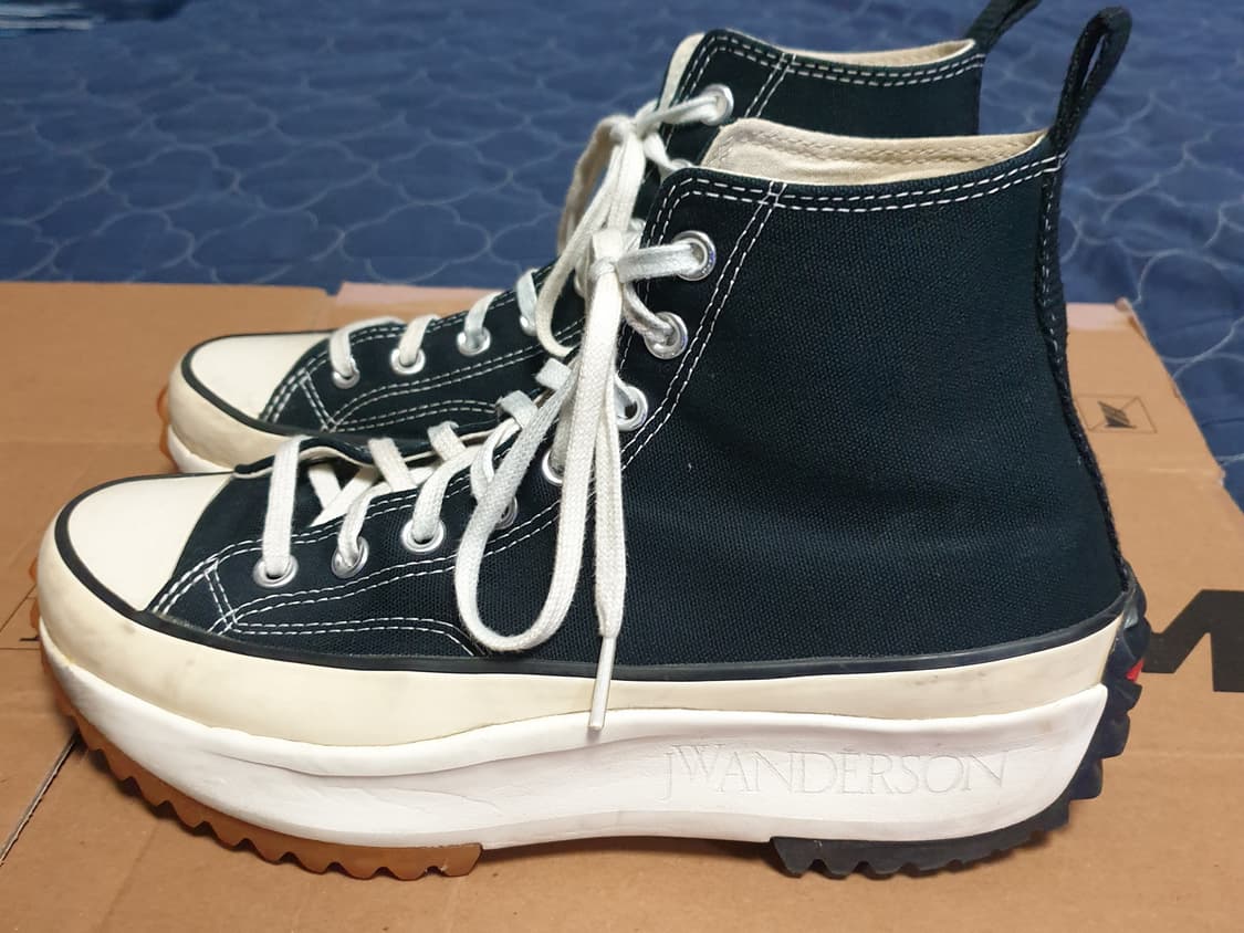 (협업제품) 컨버스 JW앤더슨 런스타 하이크 OG 하이 블랙 (270) 상품이미지2