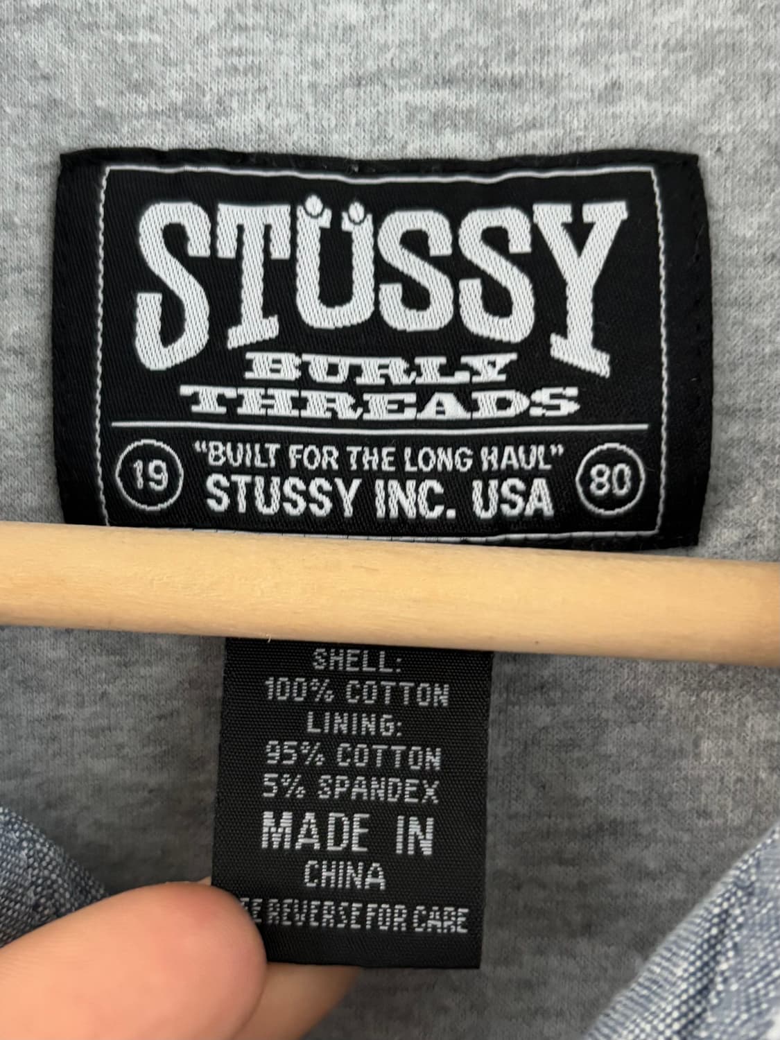 Stussy 스투시 투포켓 안감 데님 셔츠 자켓 상품이미지6