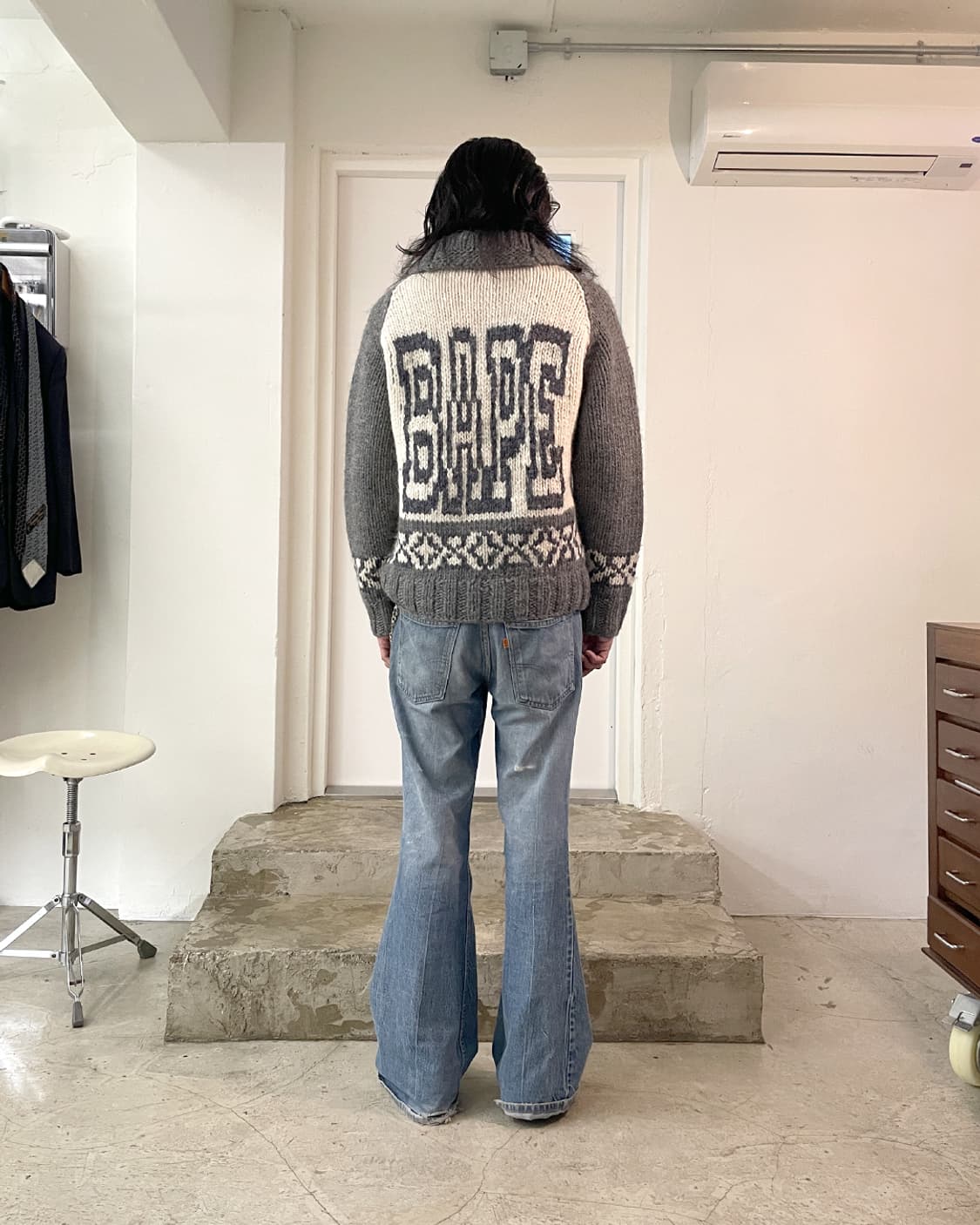 베이프 사루 코위찬 가디건 M 상품이미지10