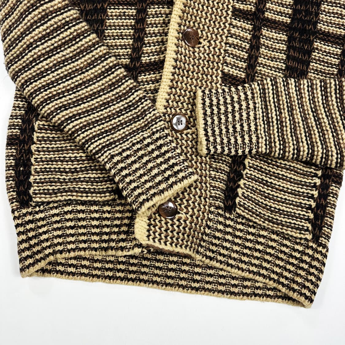 VTG 빈티지 재팬 노르딕 숄카라 가디건 (M) 상품이미지3