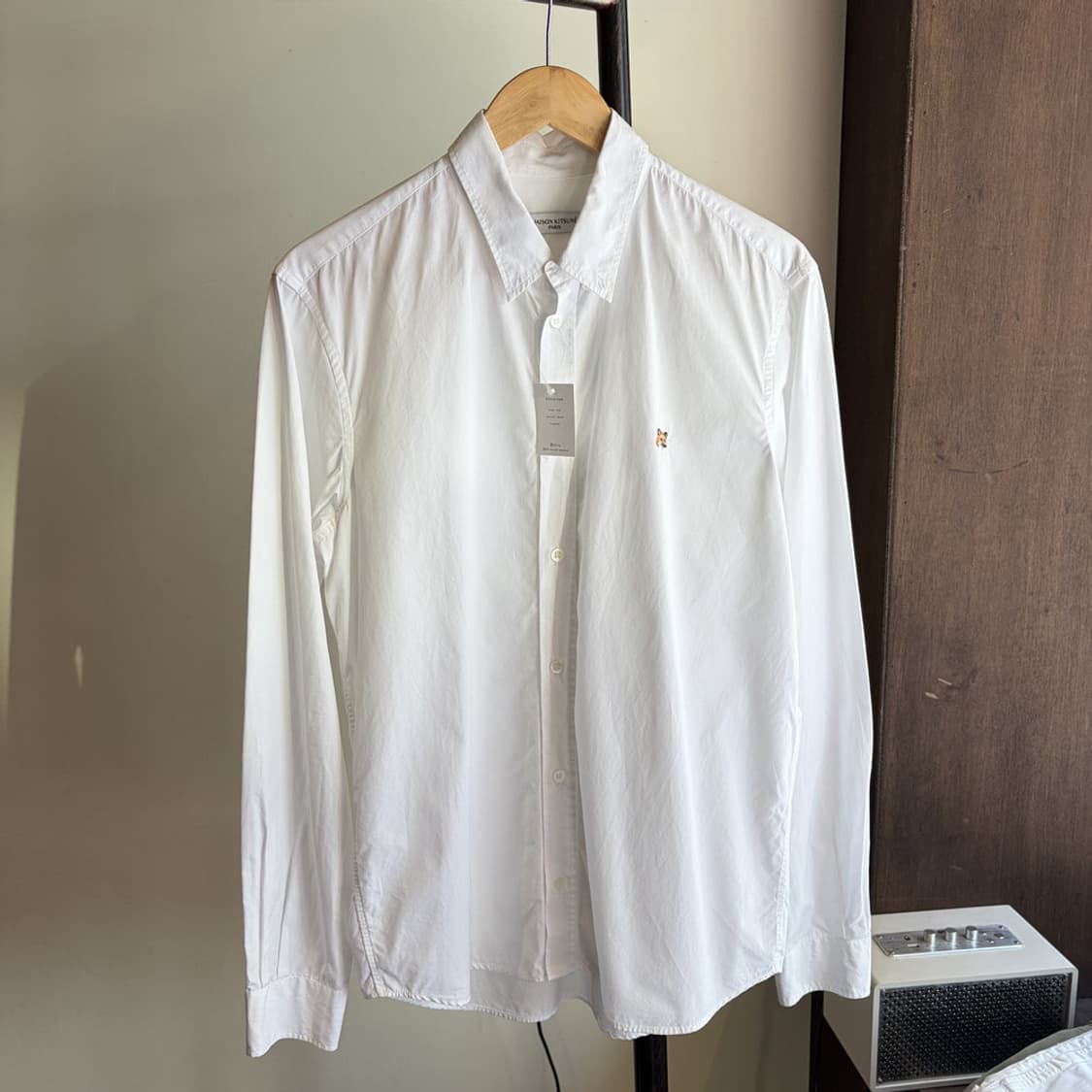 16691 - 메종키츠네 화이트 폭스헤드 셔츠 상품이미지2