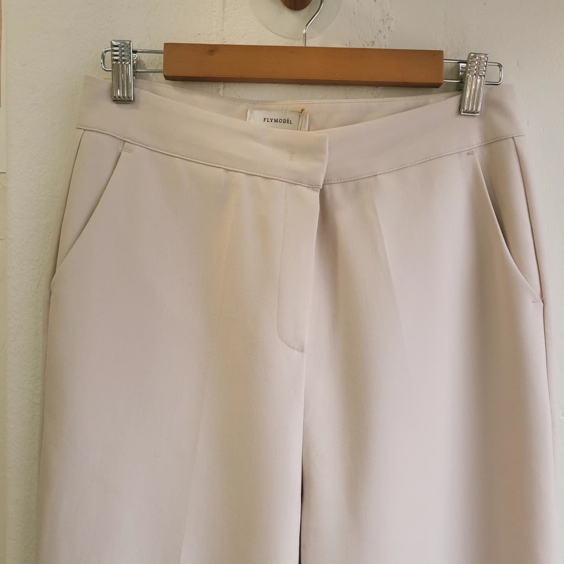 사방스판 크림 부츠컷 슬랙스 상품이미지3