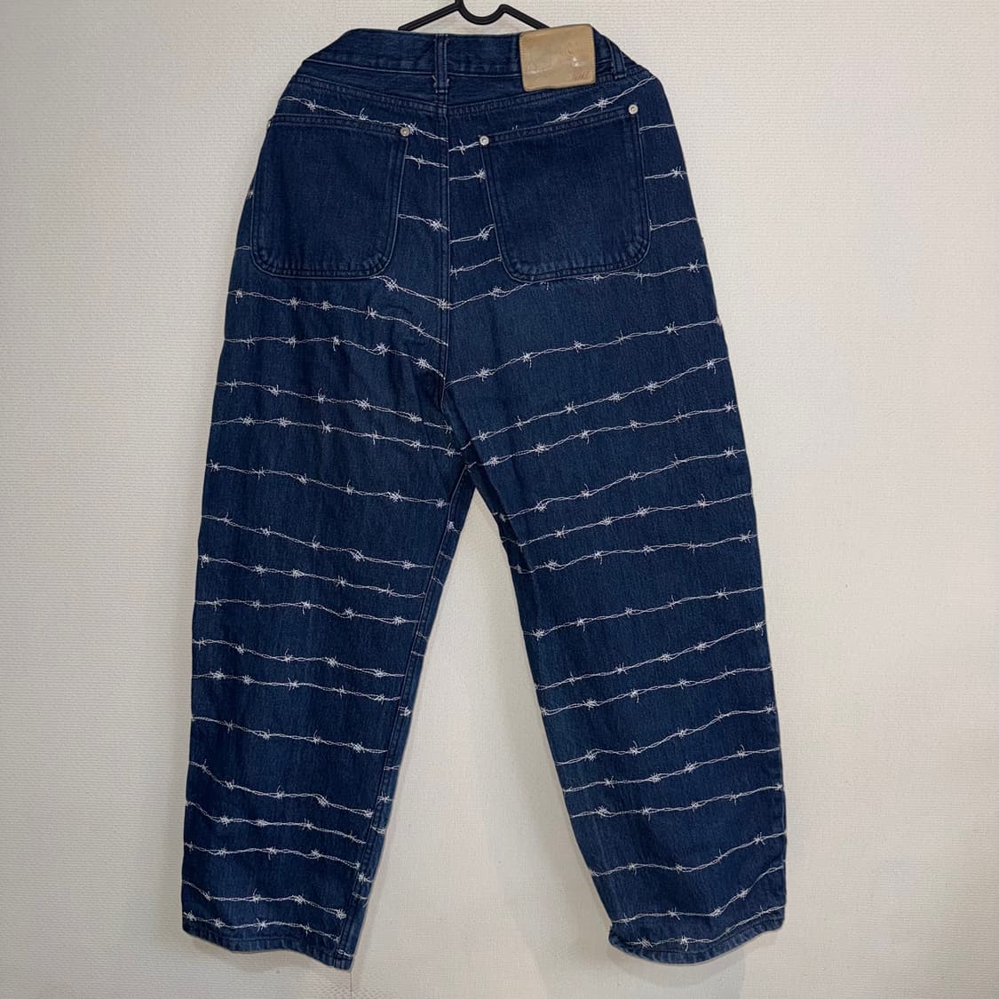 노매뉴얼 W.F. 데님 팬츠 블루 상품이미지3