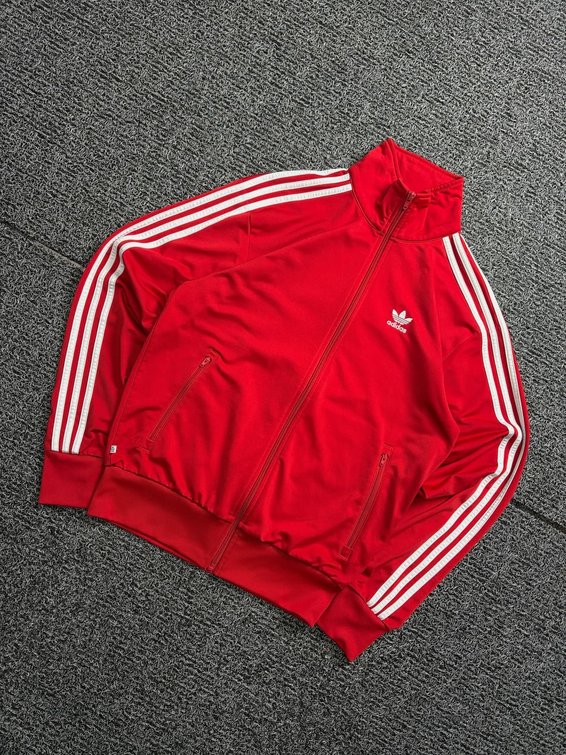 아디다스 신형 파이어버드 박시핏 트랙탑 져지 레드 2001 상품이미지1