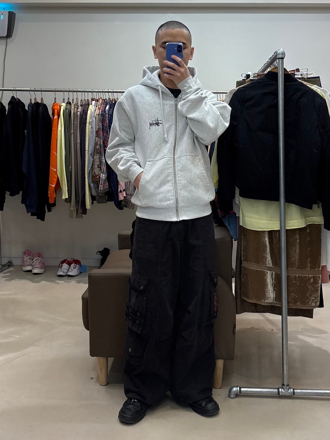 스투시 베이직 후드집업 상품이미지8