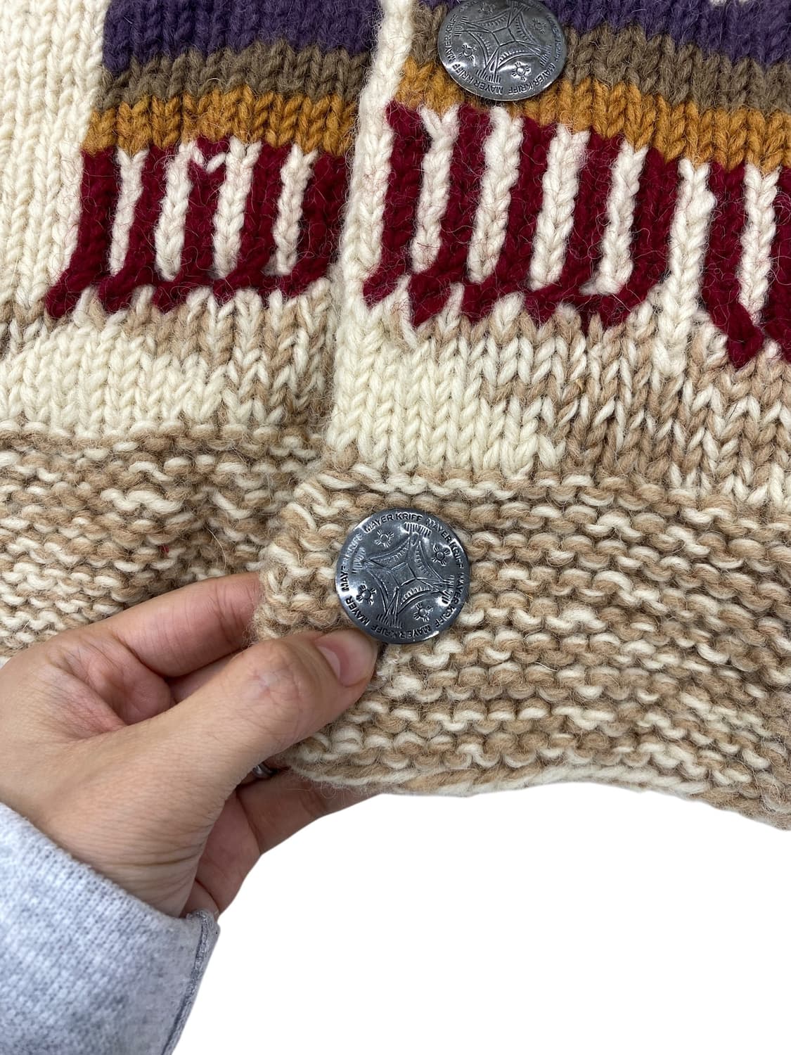 Kriff Mayer 네이티브 핸드니트 가디건 스웨터 상품이미지5