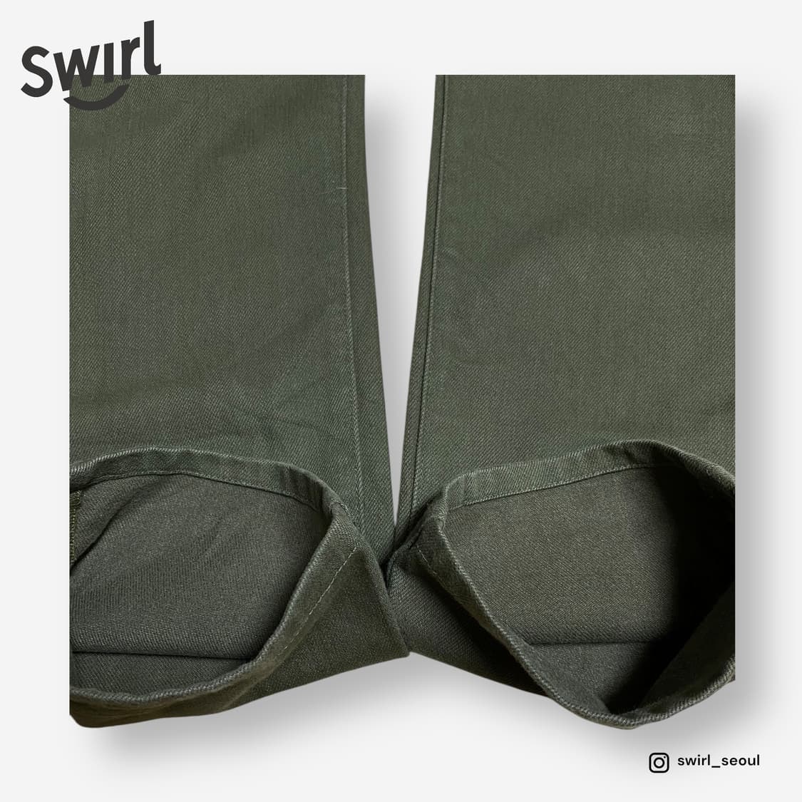 🌊Levis 505 olivegreen denim jeans 상품이미지6