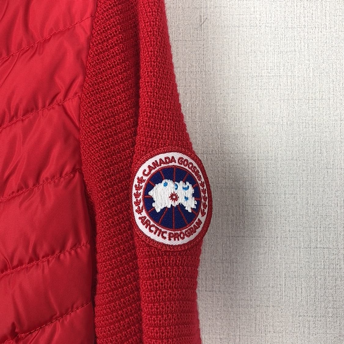 캐나다구스 하이브릿 니트 구스다운 자켓 여성XS 상품이미지3