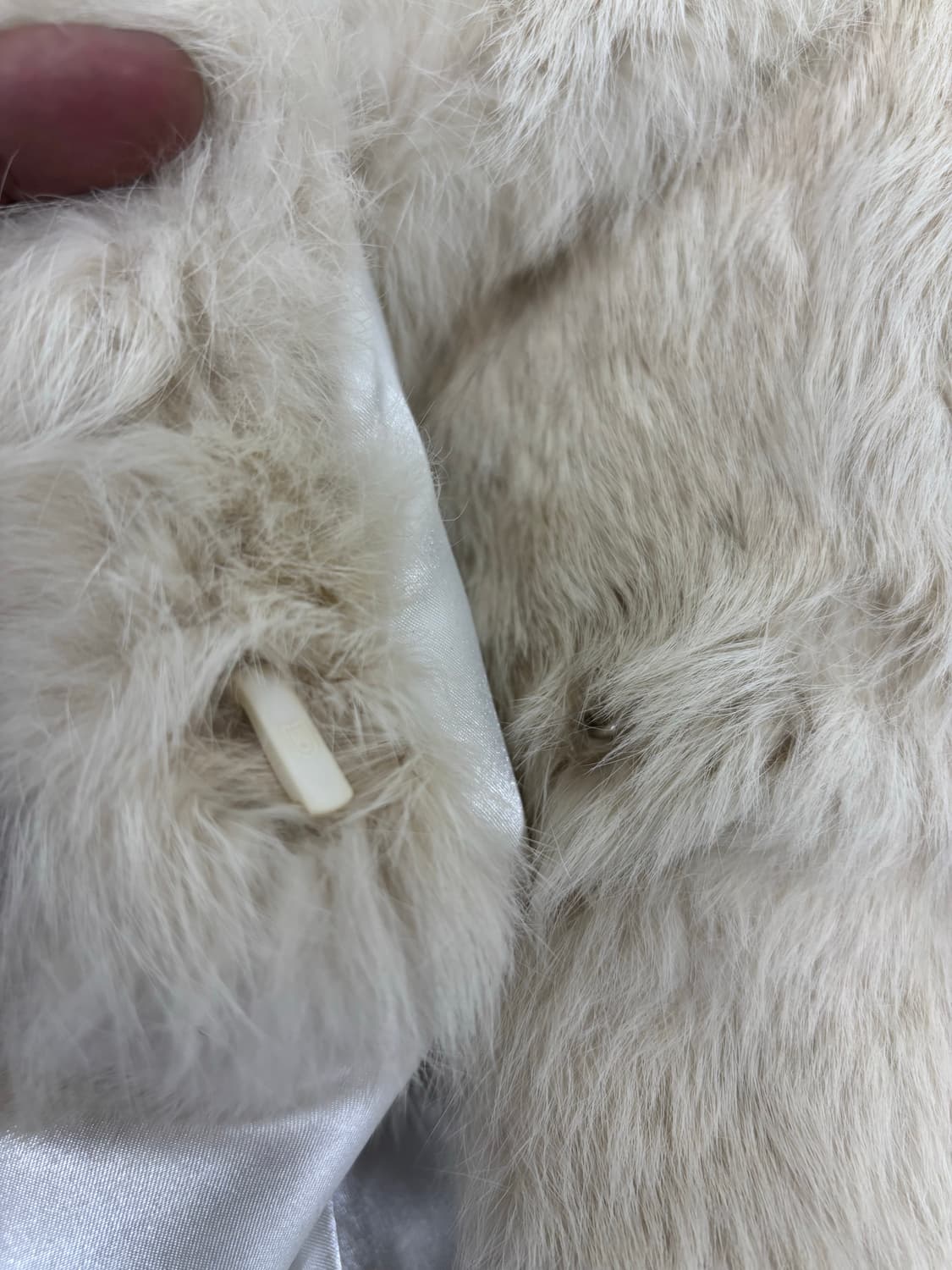 Y2K Rabbit Fur Jacket 상품이미지7