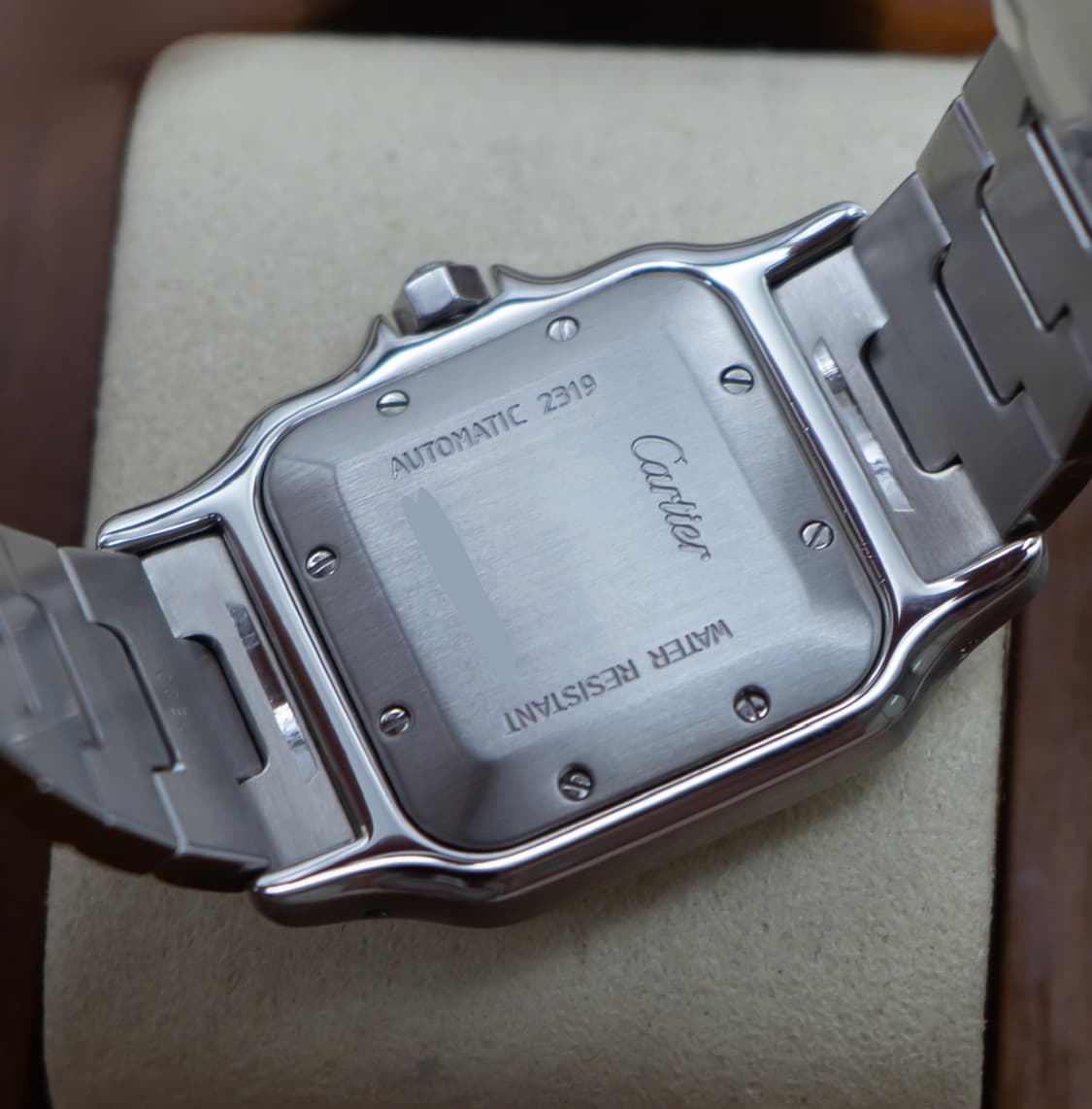 까르띠에 산토스 갈베 LM 콤비 오토매틱 시계 상품이미지2