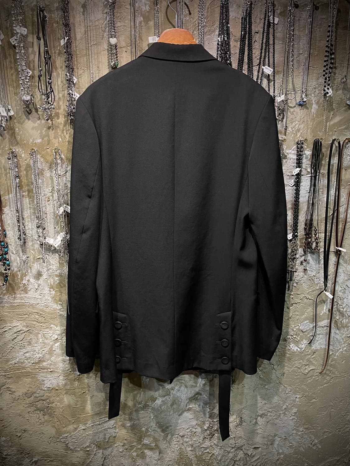 Yohji yamamoto Twill belted pick jacket 상품이미지4