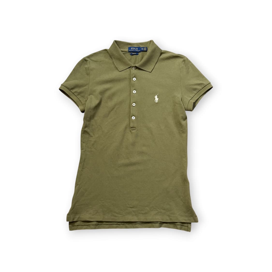 폴로 랄프로렌 W 슬림핏 스트레치 폴로 셔츠 상품이미지1