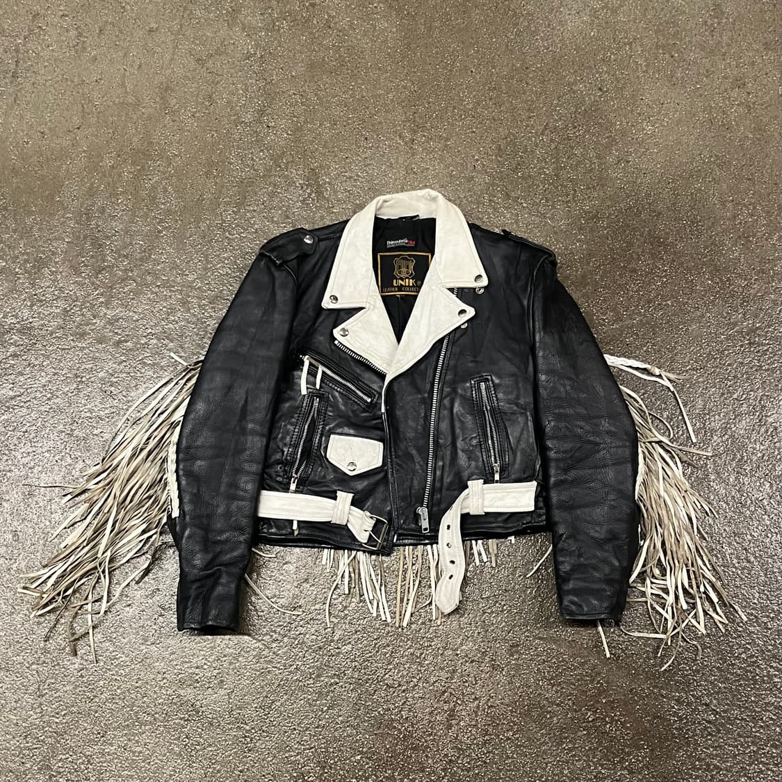 빈티지 레더 프린지 자켓 (95) 상품이미지3