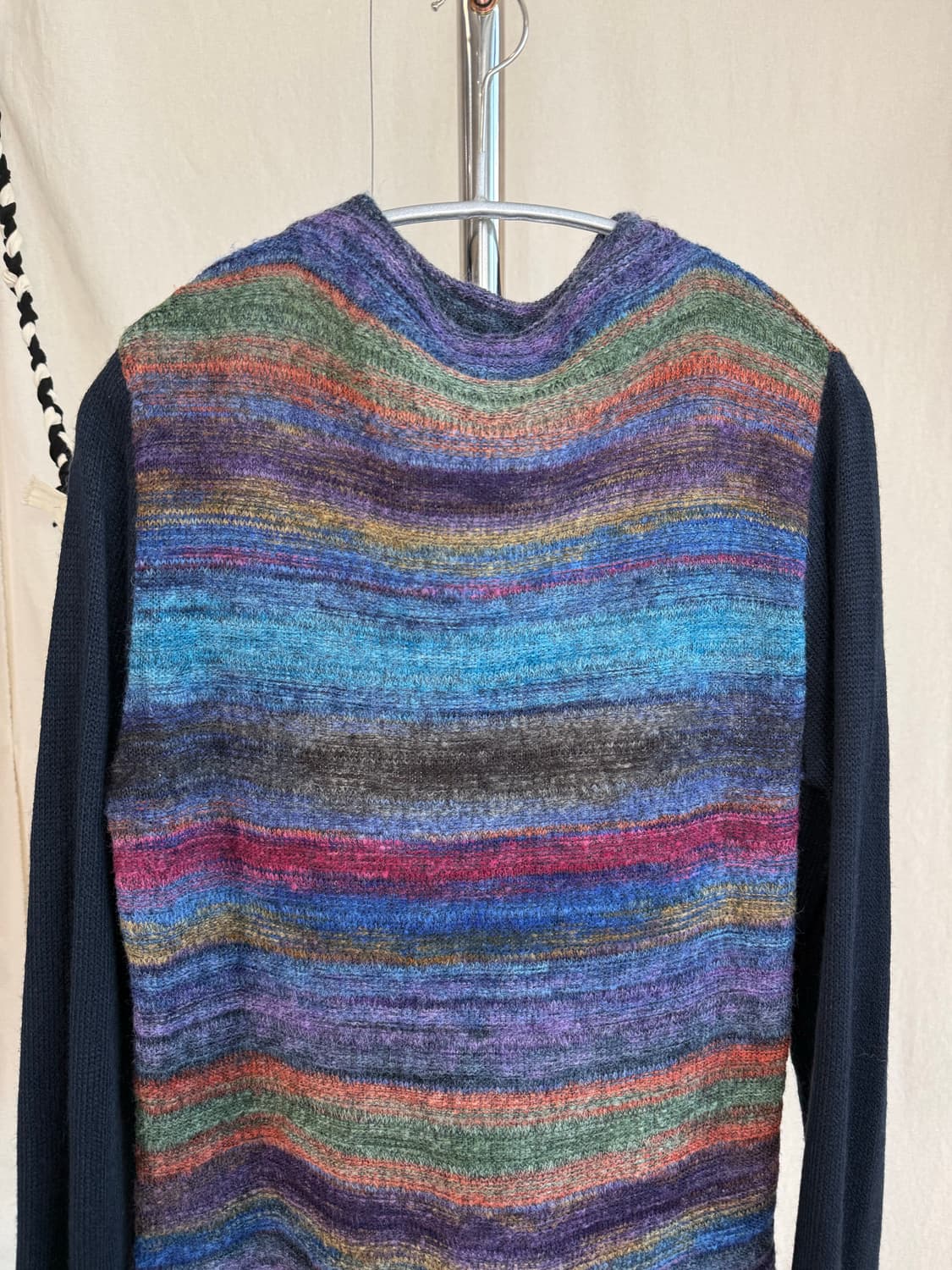 레인보우 니트 탑 상품이미지5