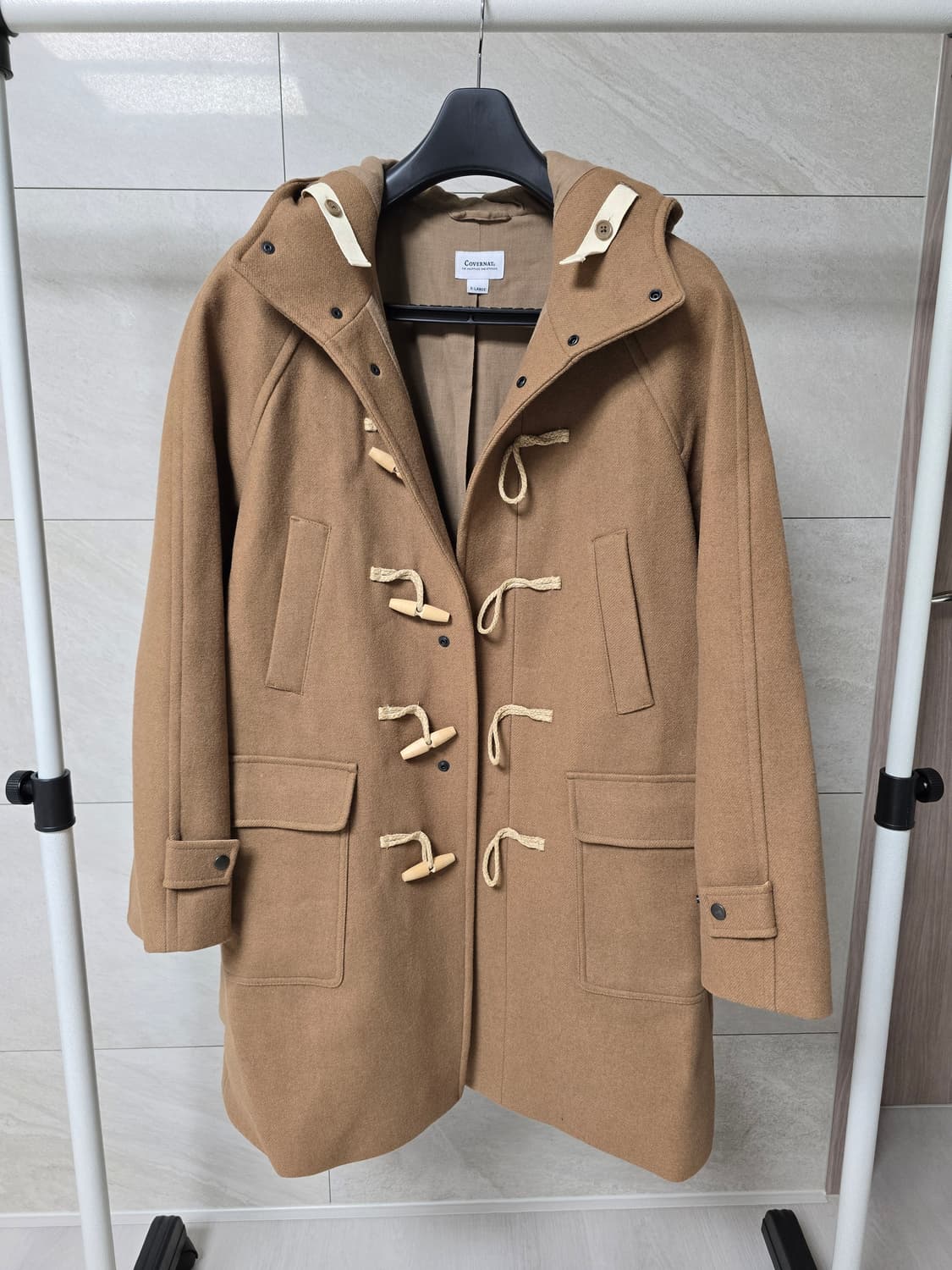 커버낫 떡볶이코트 XL 베이지 상품이미지1