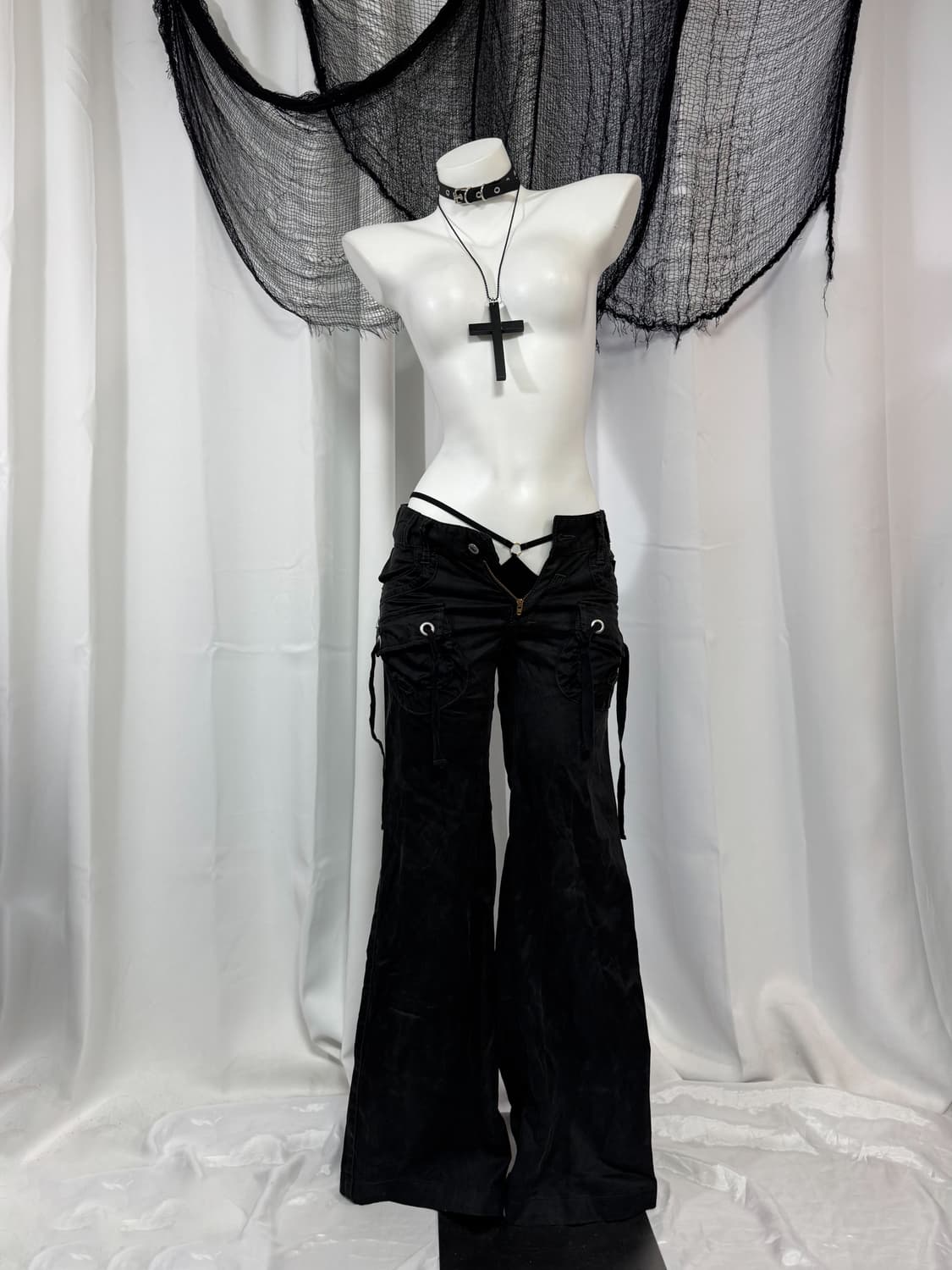 black detail pants 상품이미지2