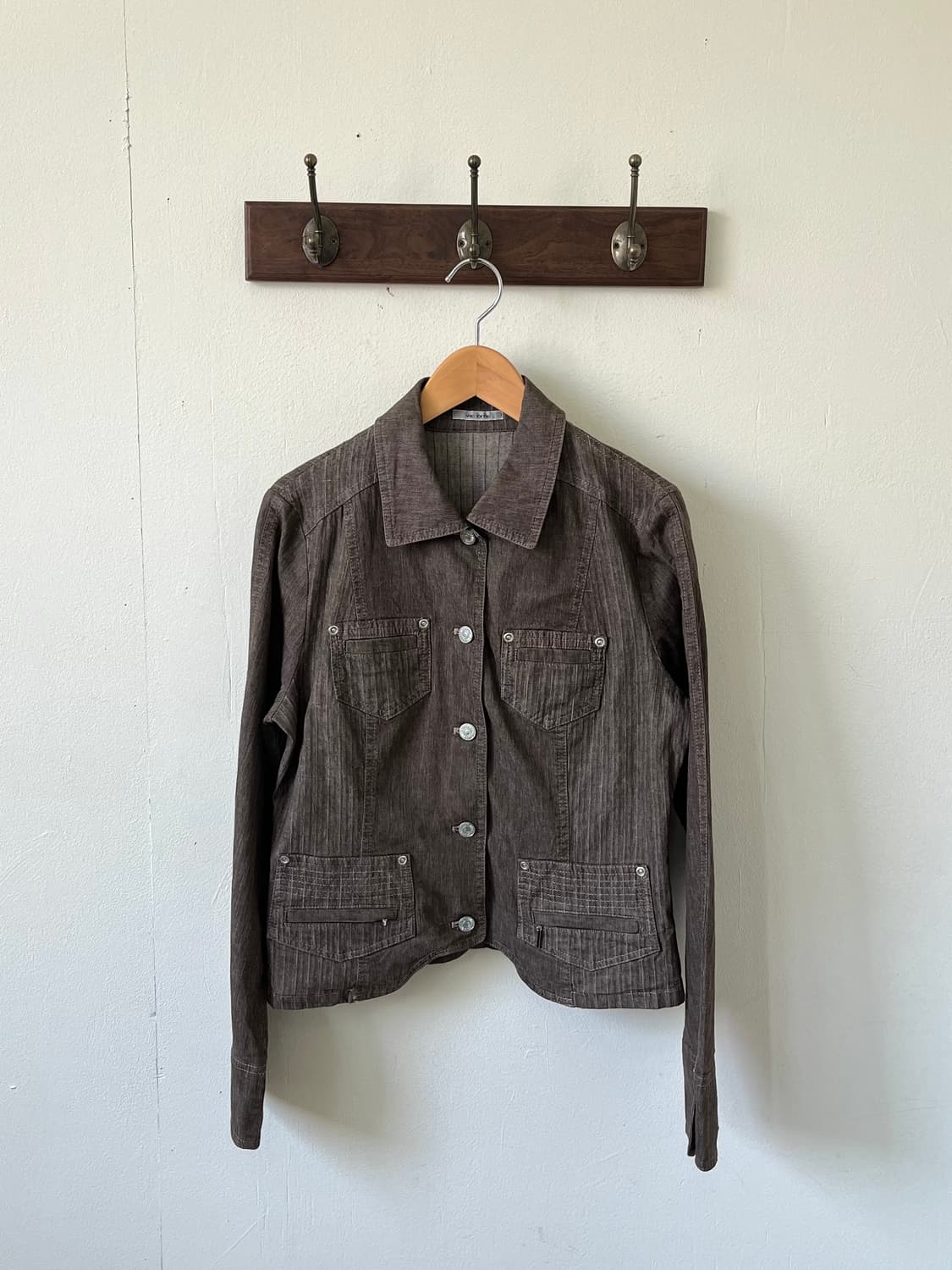 vie orne 브라운 데님 자켓  상품이미지1