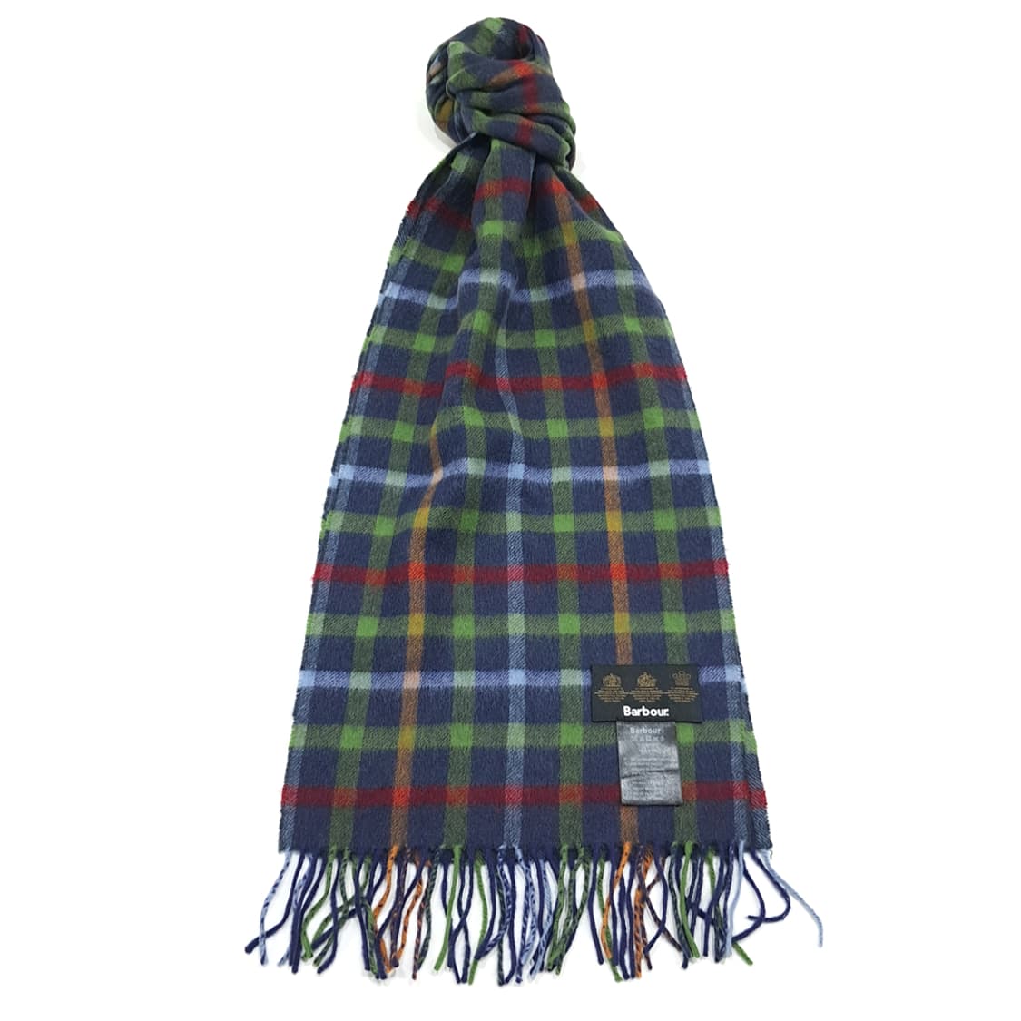 MX357 바버 클래식 바버 타탄체크 램스울 캐시미어 목도리 머플러 상품이미지1