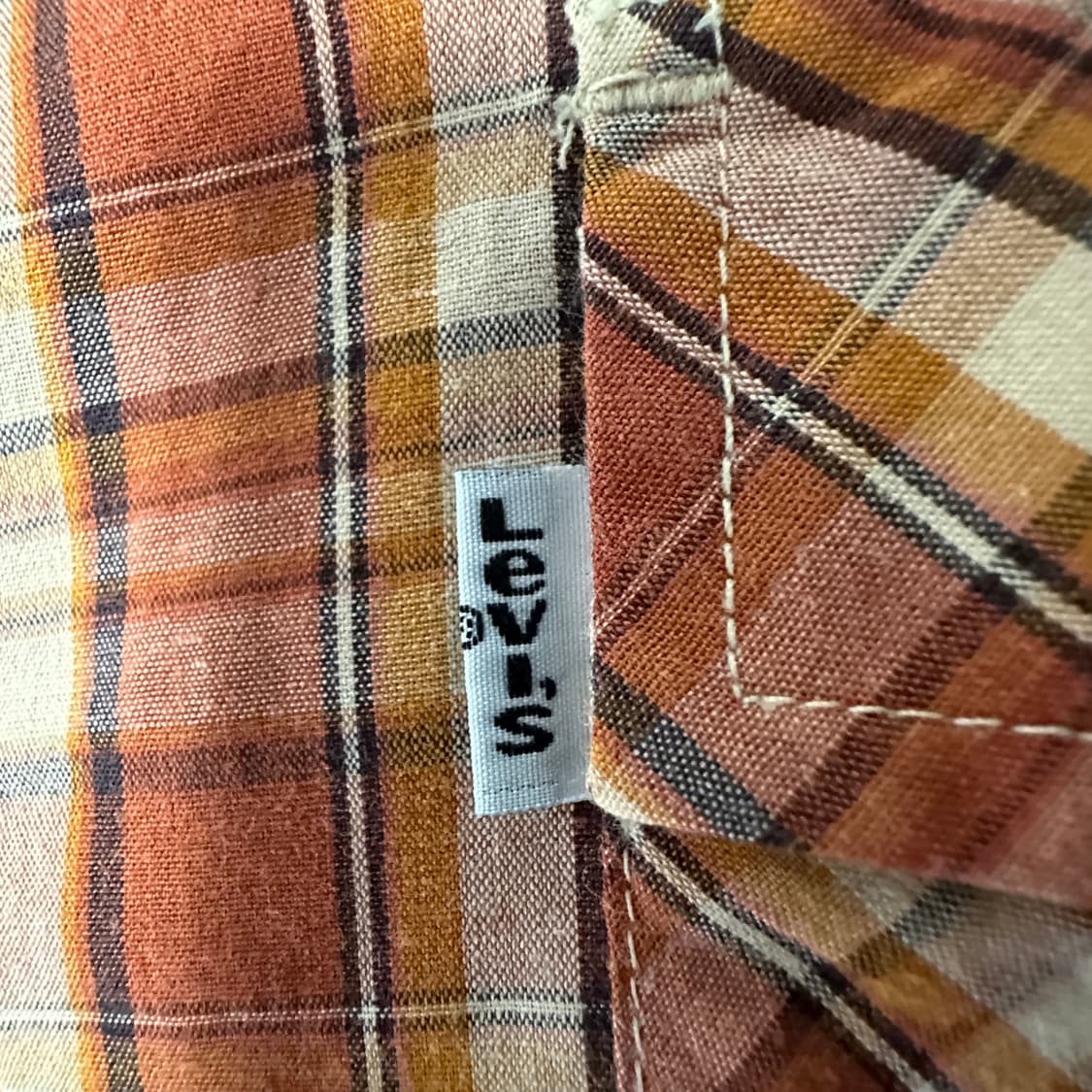 LEVI'S white tab western shirt 상품이미지3