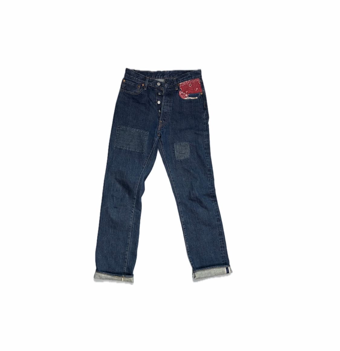 90‘s ZIPANGU BLUE by KAPITAL 리페어 셀비지 데님 상품이미지9