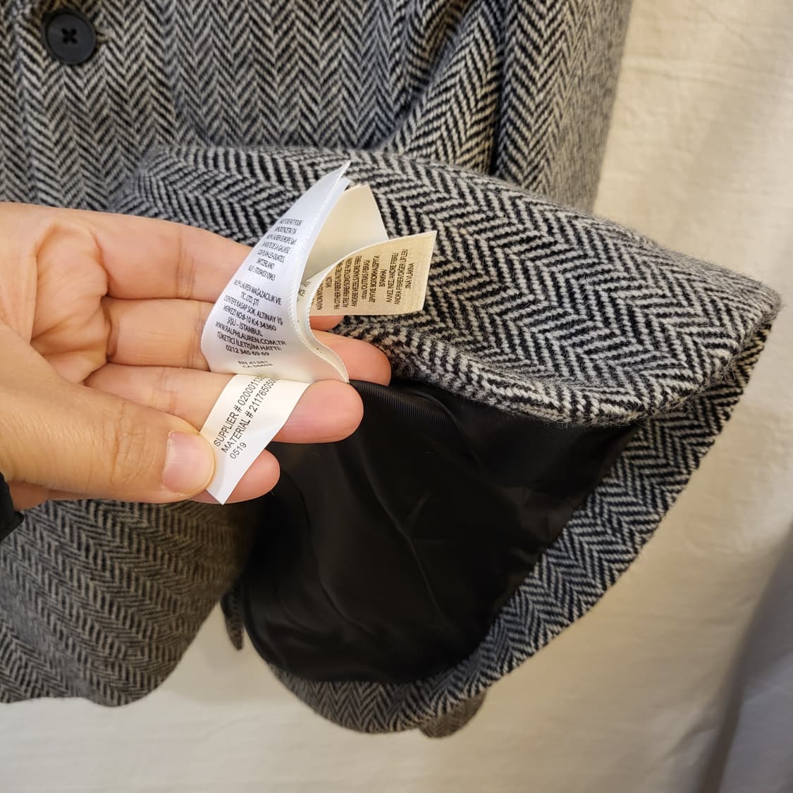 폴로 랄프로렌 헤링본 자켓 블레이저 상품이미지3