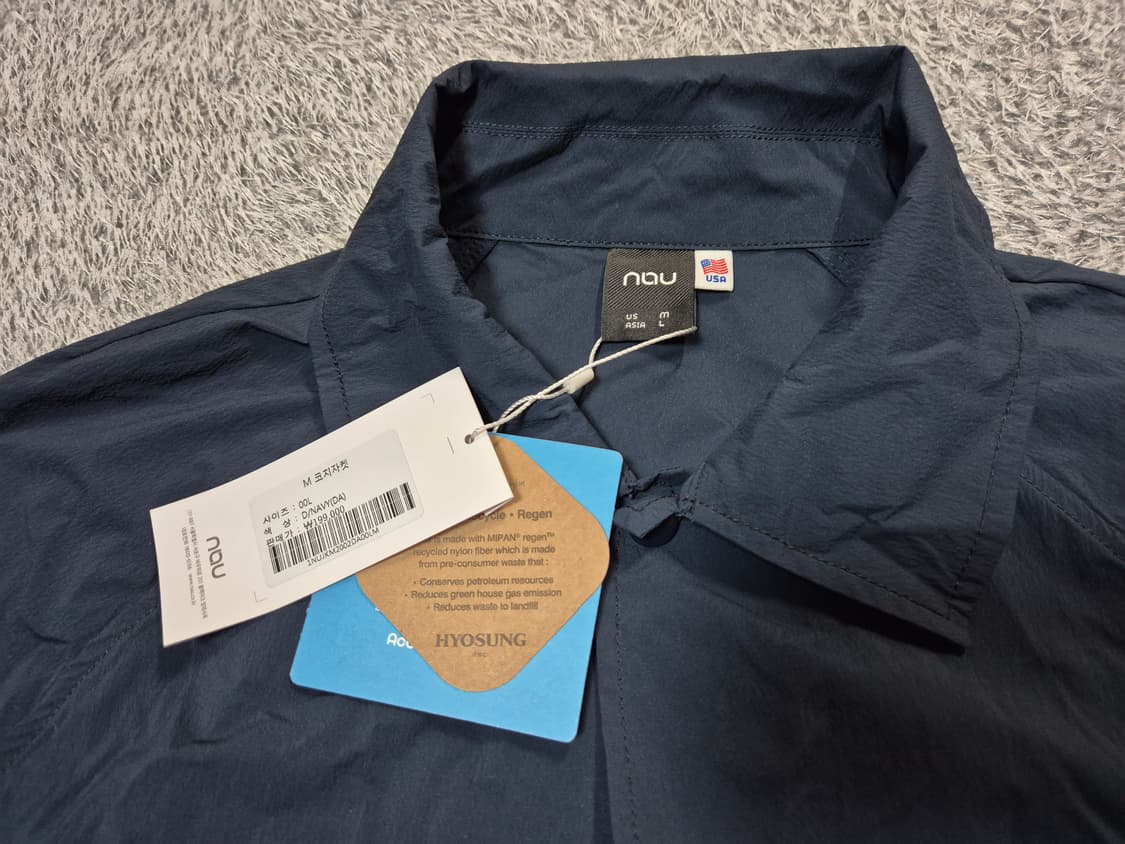 [새상품]nau 남성 경량 코치 자켓 L 상품이미지5