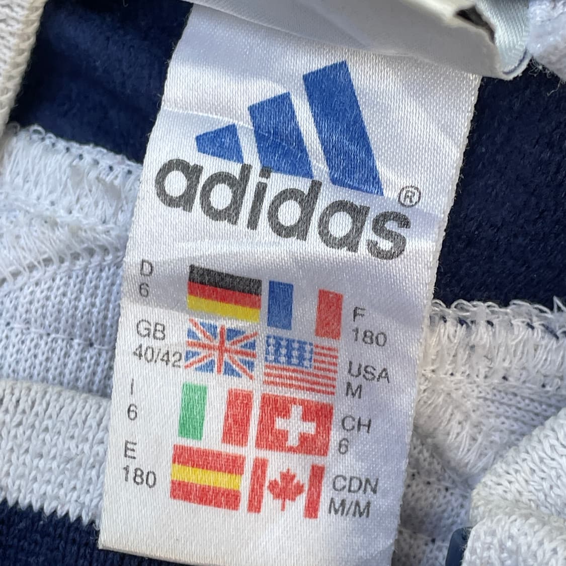 90s 아디다스 배색 올드스쿨 오버핏 빅로고 져지 트랙탑 XL 상품이미지10