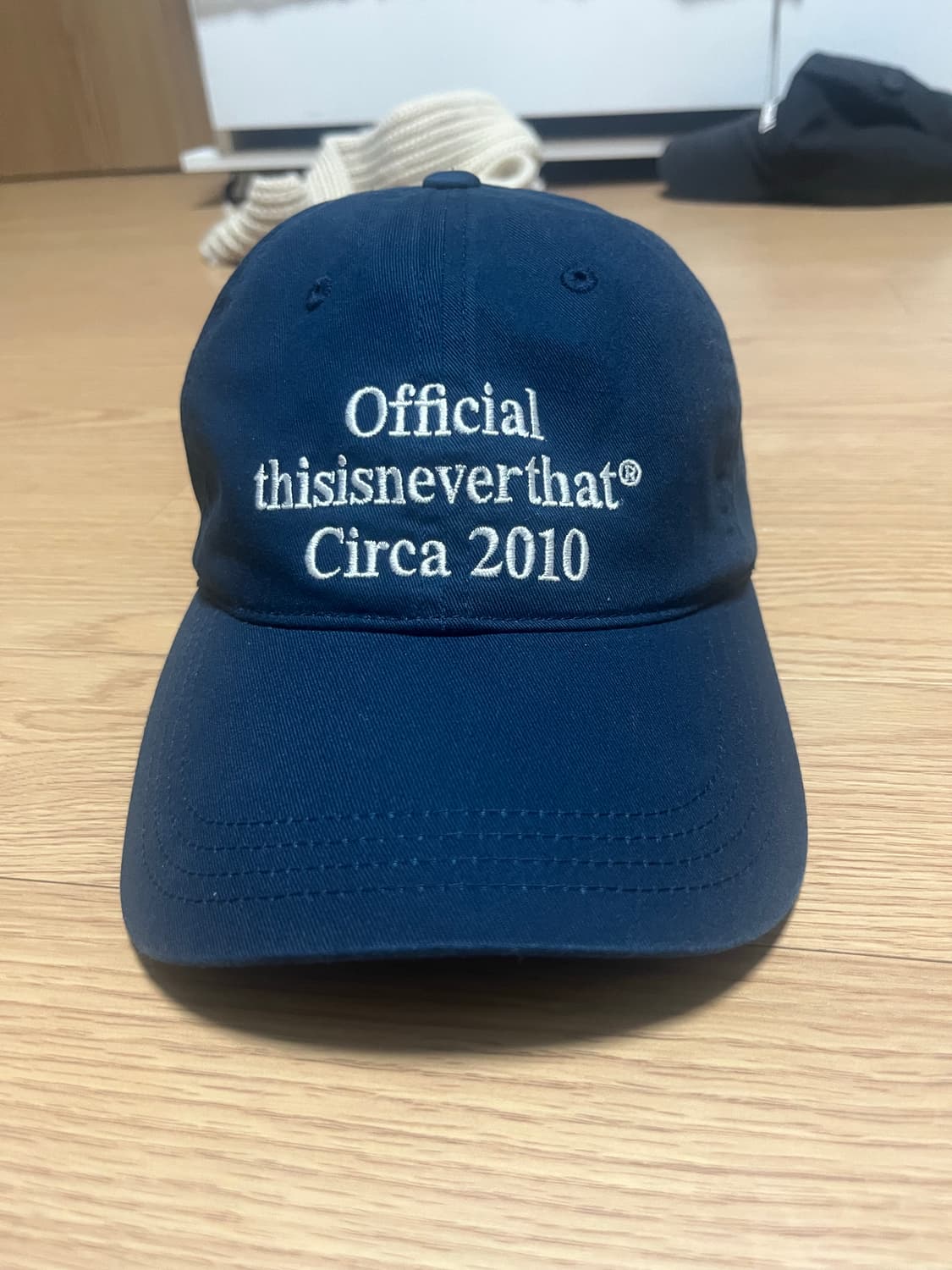 디네댓 디스이즈네버댓 네이비 볼캡 모자 상품이미지2