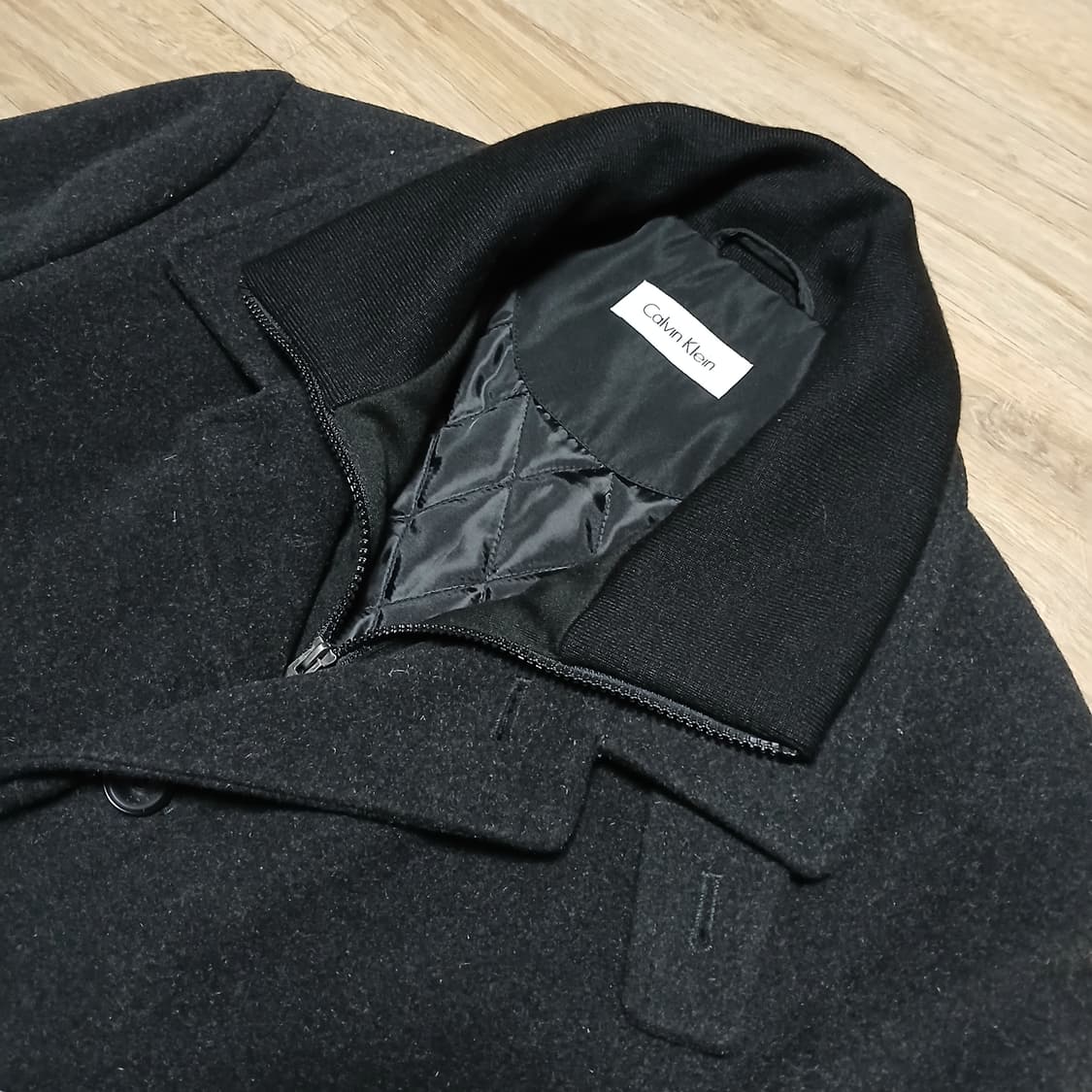 ck 캘빈클라인 모직 코트 집업 하프코트 자켓 상품이미지5