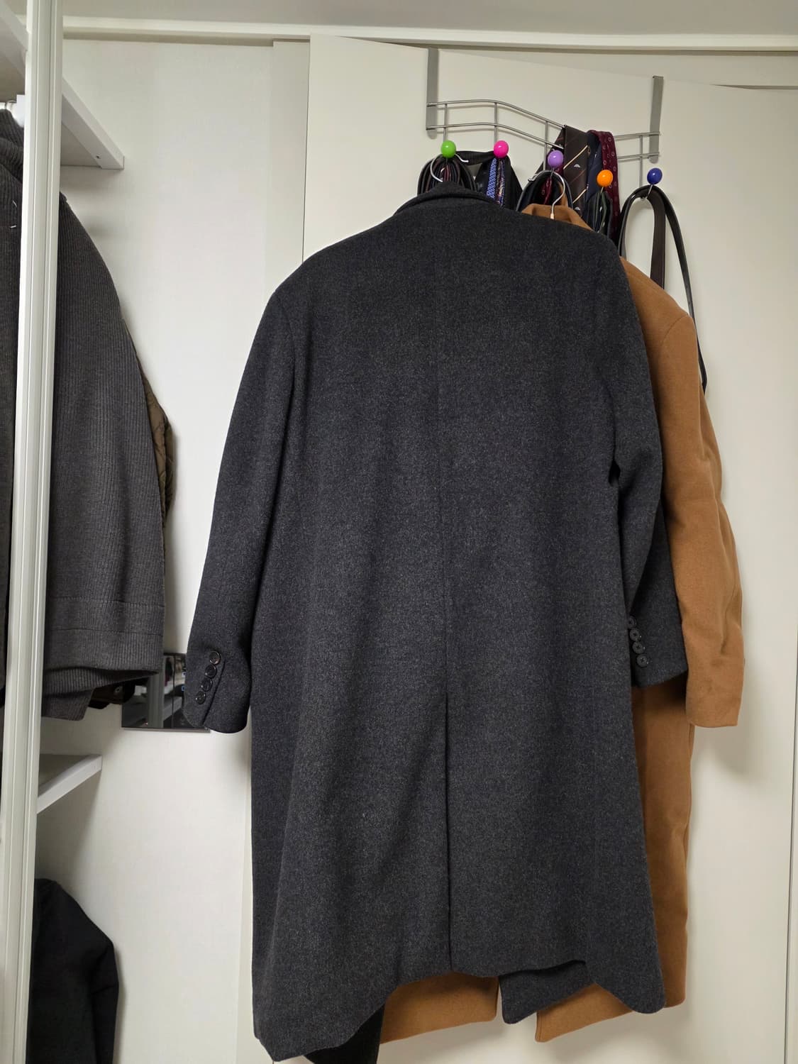 레가시 legacy 차콜 캐시미어 30 스탠다드핏 더블 코트 상품이미지5