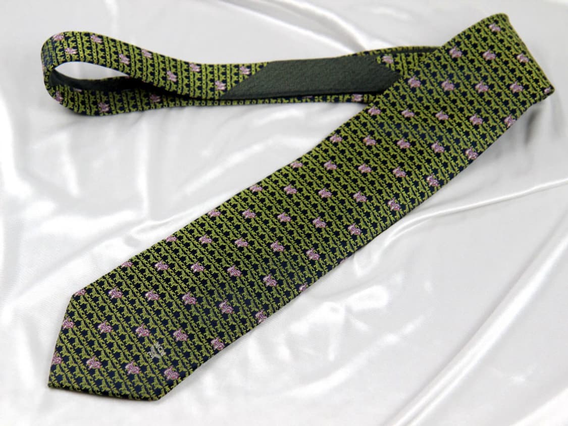 엠씨엠 8.5cm A+등급 강아지 남자 명품 넥타이 MCM 상품이미지2