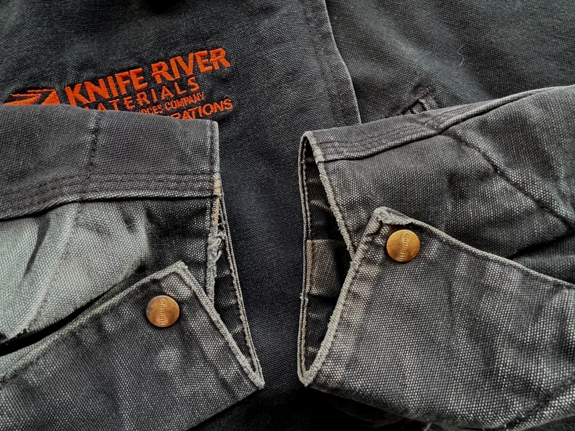 칼하트 J01 디트로이트 커스텀 자켓 블랙 상품이미지7