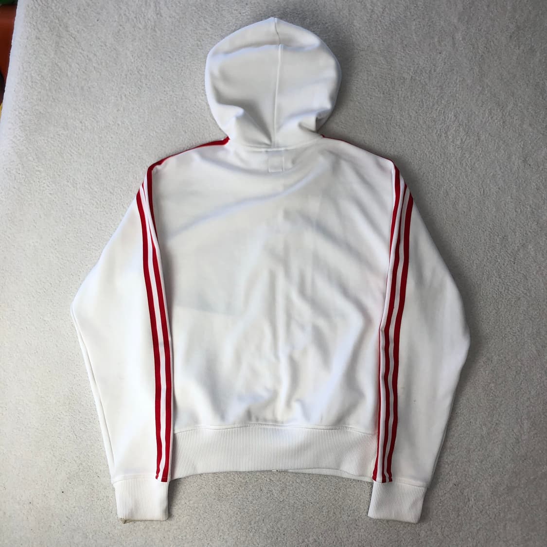 아디다스 화이트 후드 져지 상품이미지2