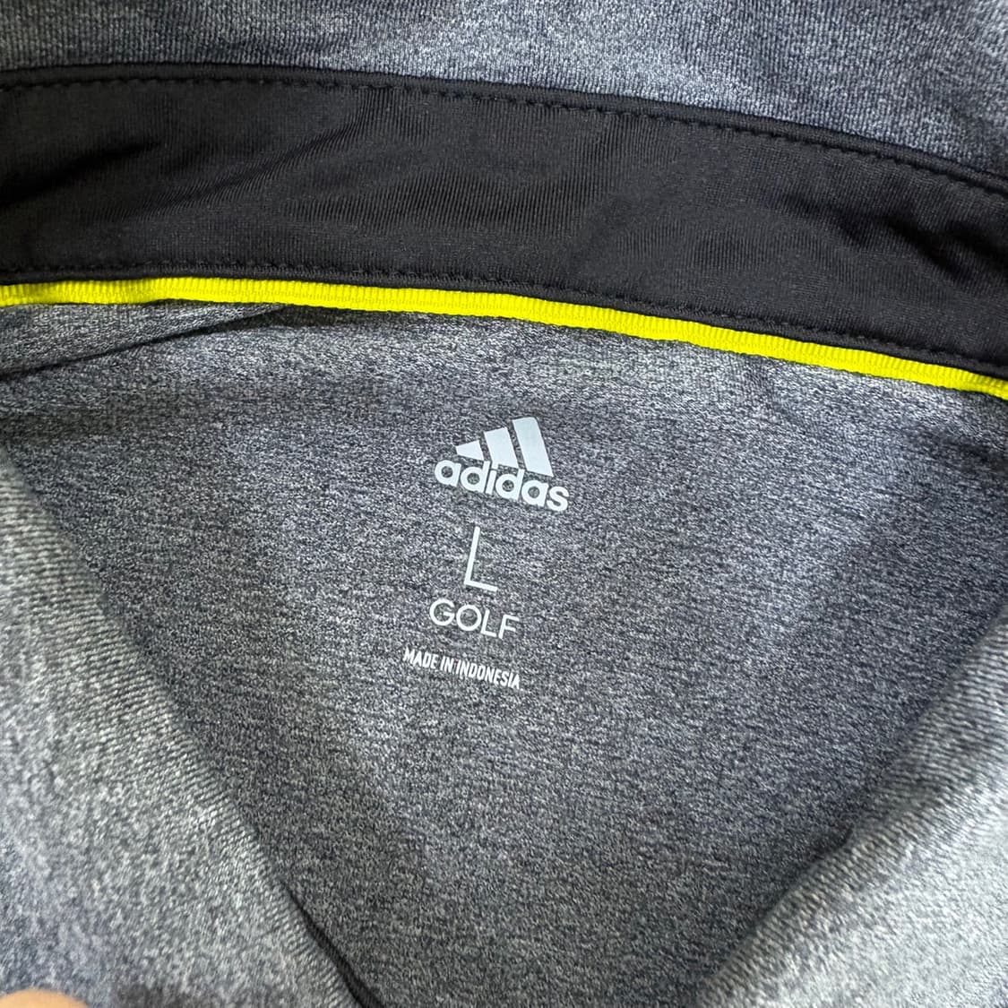 L 아디다스 골프 기능성 카라 반팔티 0420J 상품이미지3