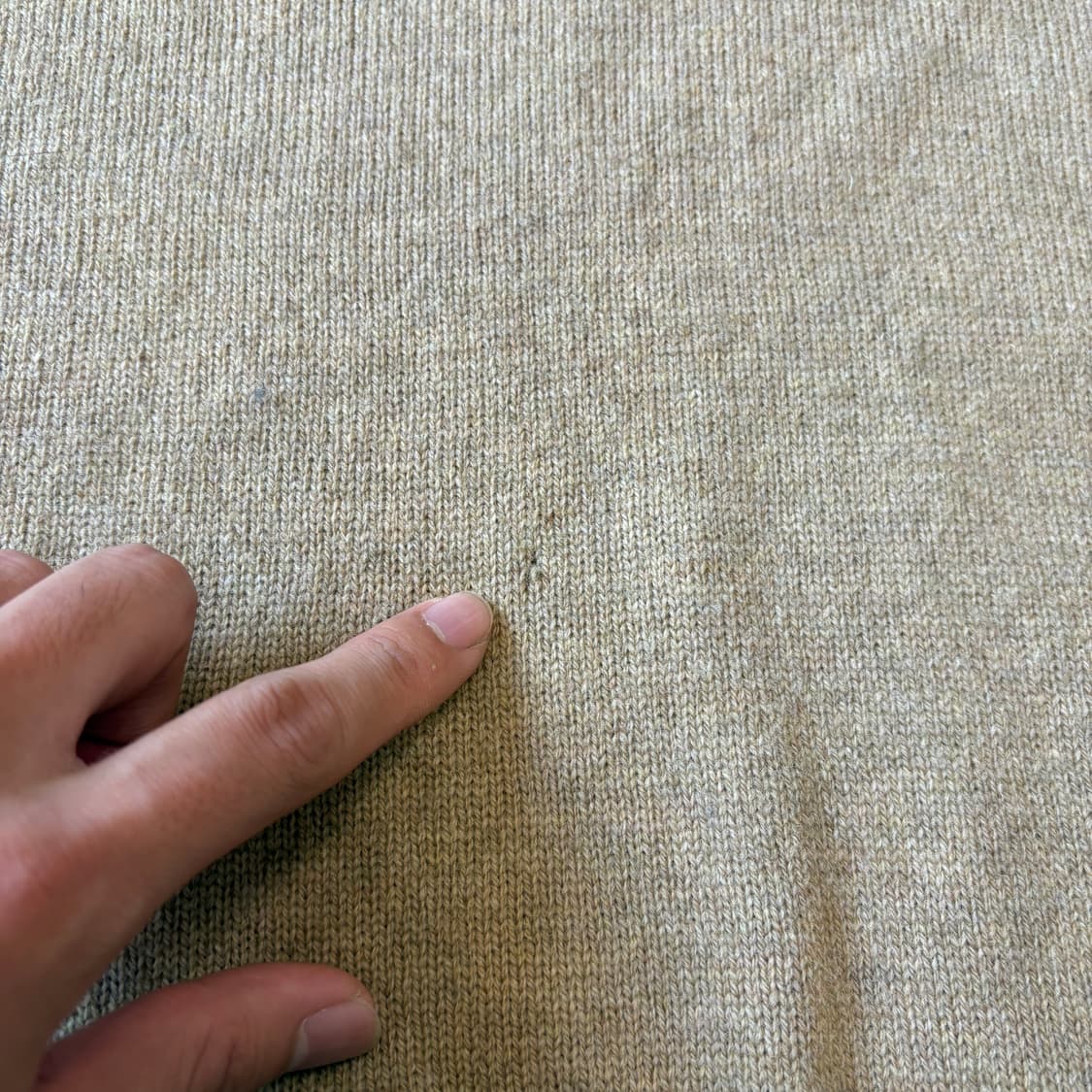 폴로 정품 베이지 렘스울 니트  상품이미지5