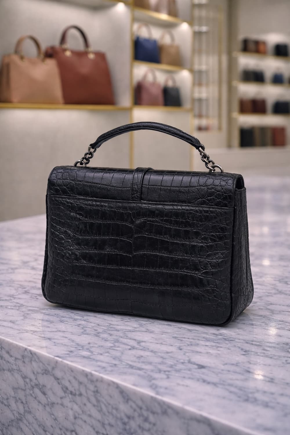 [A급] 생로랑 크로커다일 엠보스 판매합니다!!! 상품이미지2