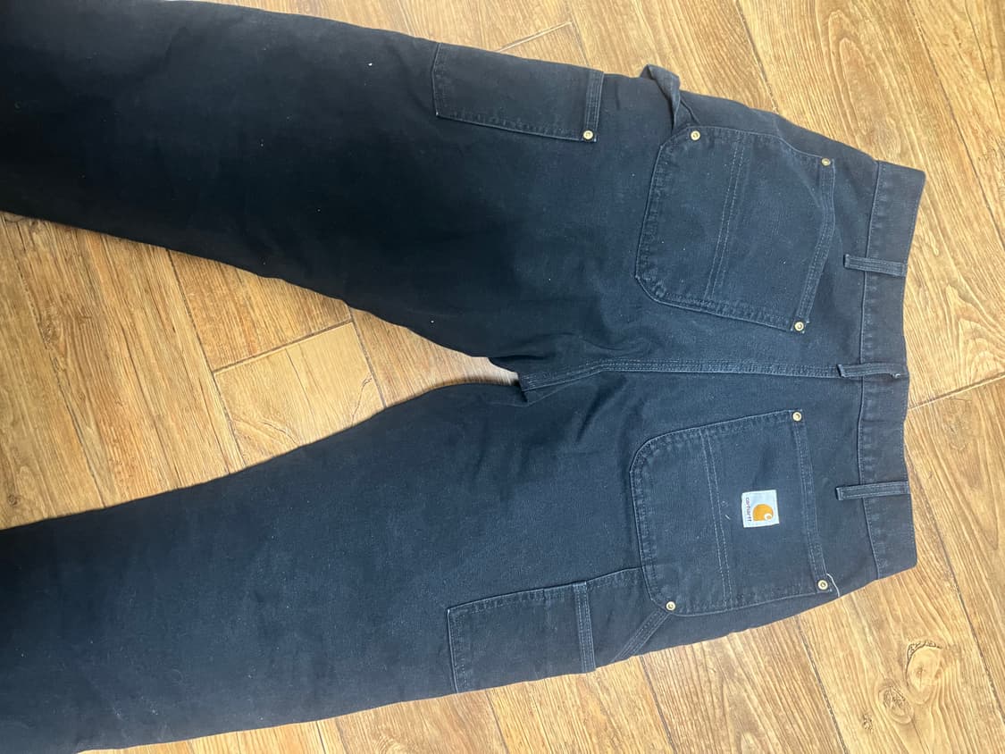 칼하트 더블니 b01 blk 워크팬츠 상품이미지3