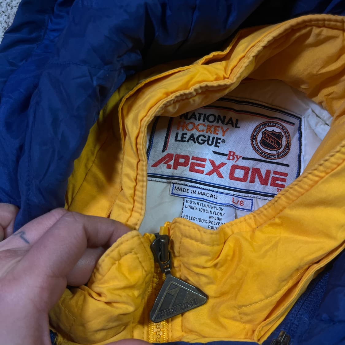 NFL 올드스쿨 버팔로 세이버스 빅로고 점퍼 상품이미지5