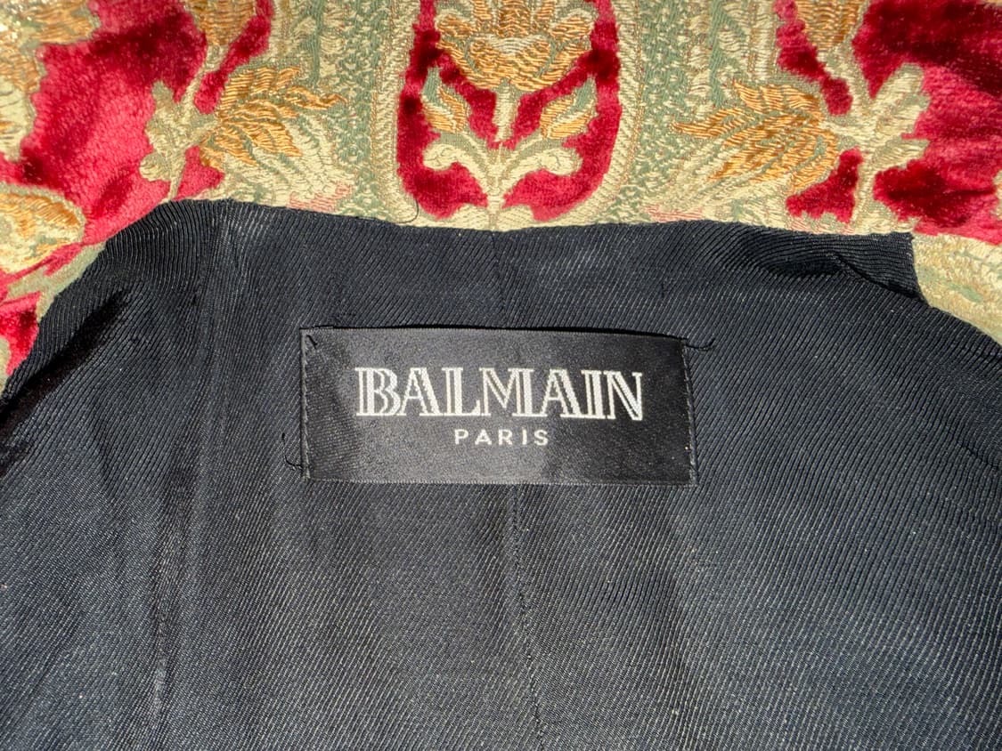 데카르넹 발망 10AW 쇼피스 브로케이트 벰베르그 바로크 나폴레옹 재킷 상품이미지8