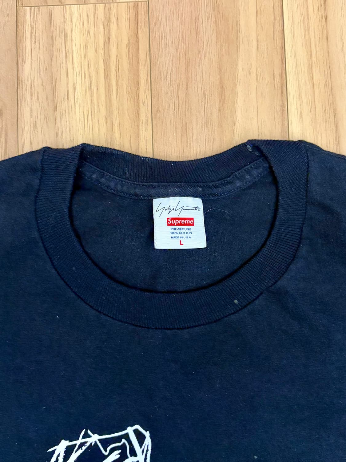 요지야마모토 슈프림 반팔티 L 상품이미지2
