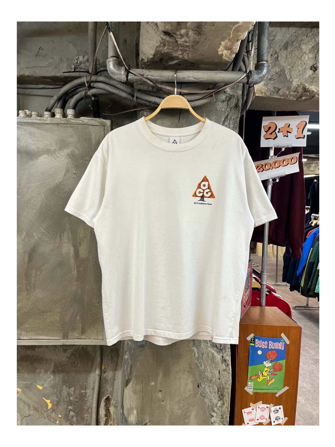 나이키 ACG 와일드우드 반팔티 서밋 화이트 XL #csz3467 상품이미지1