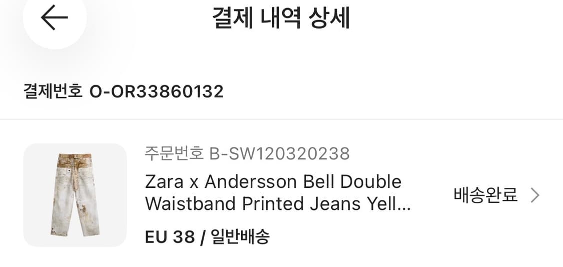 자라 앤더슨벨 프린티드 데님 상품이미지3