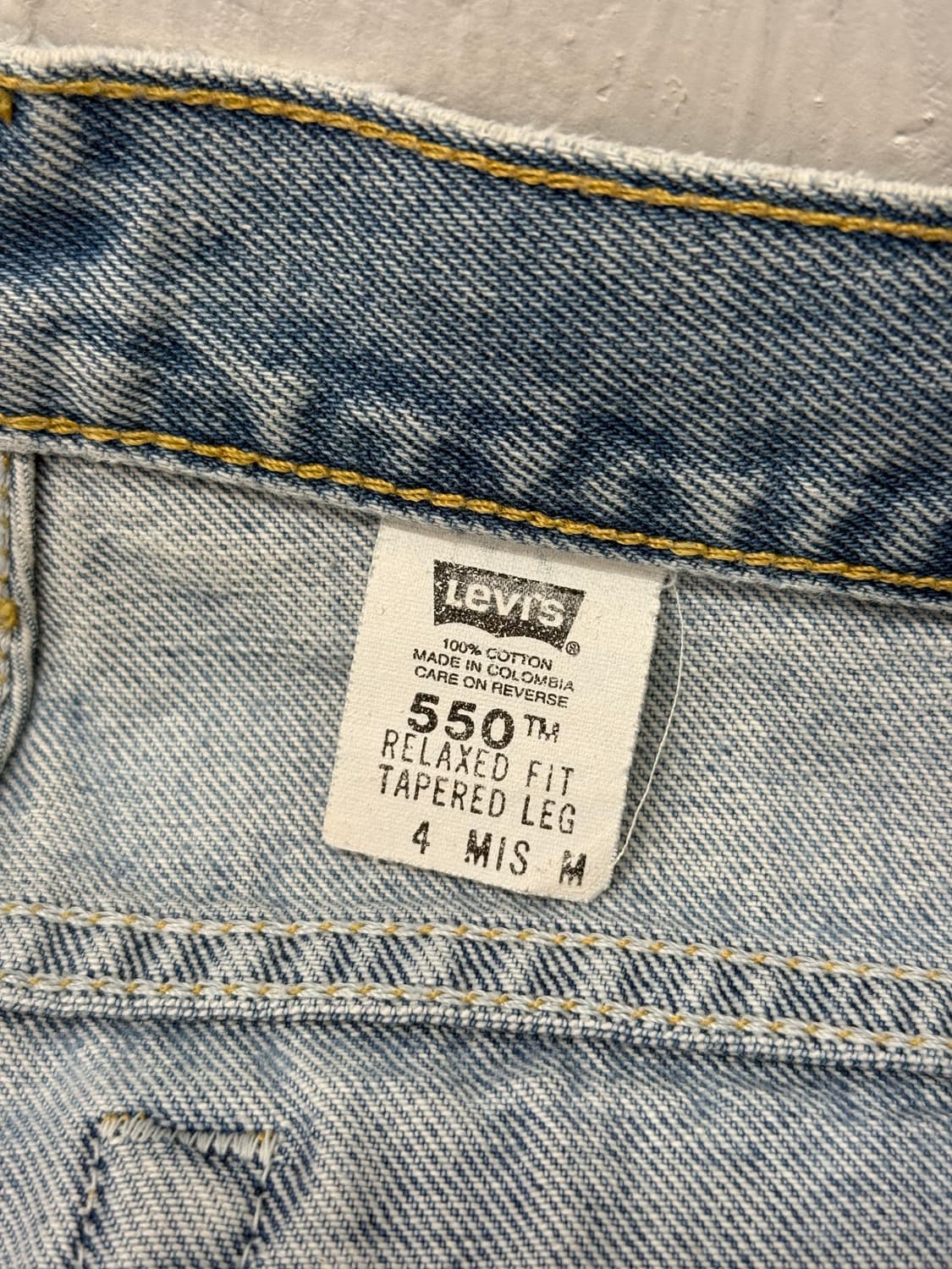 00s Levi's 550 Relaxed Denim Shorts 상품이미지7
