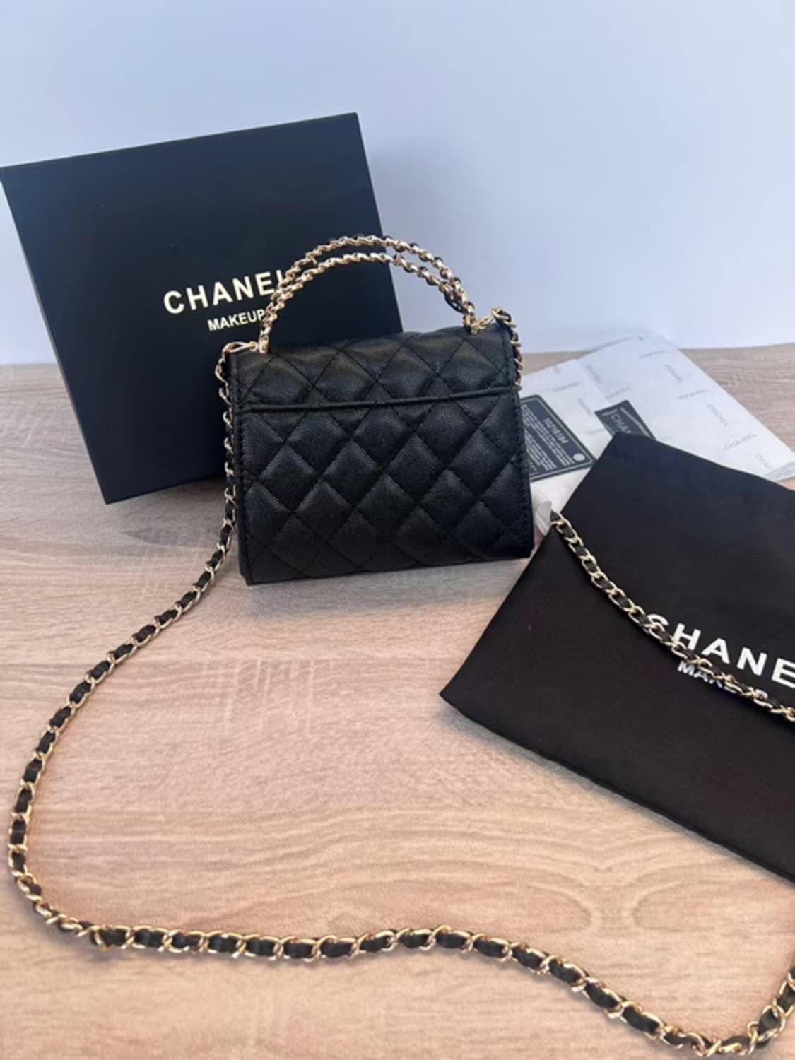 샤넬 메이크업 체인 탑핸들 크로스백 상품이미지3