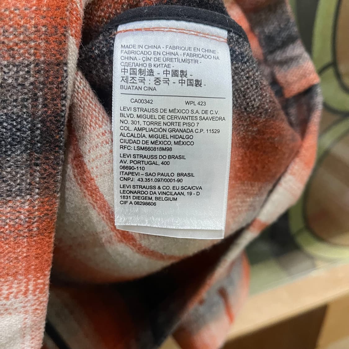 Levi's wool shirt jacket 상품이미지5