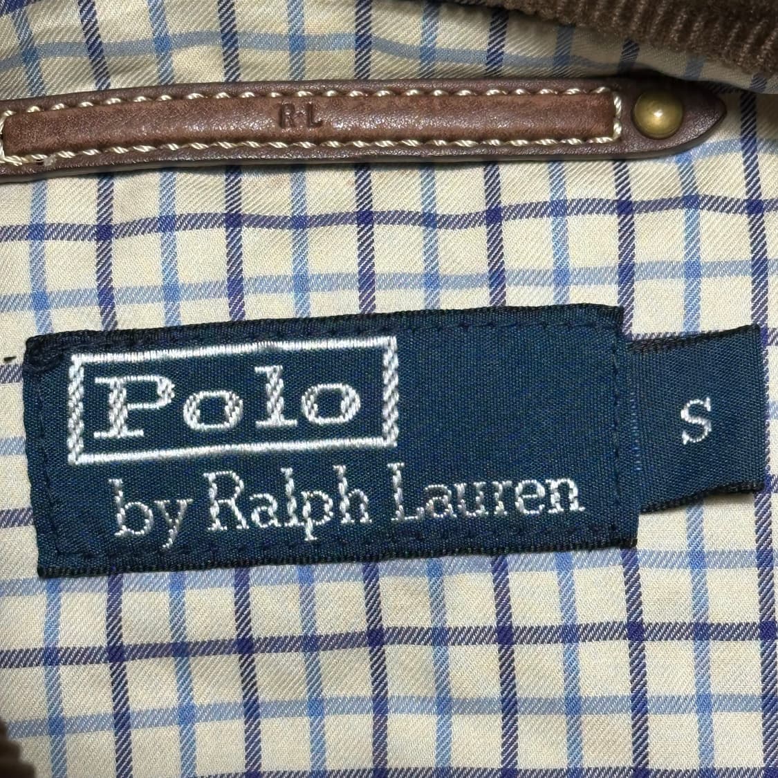 S 폴로랄프로렌 코듀로이 카라 퀄팅 자켓 상품이미지4