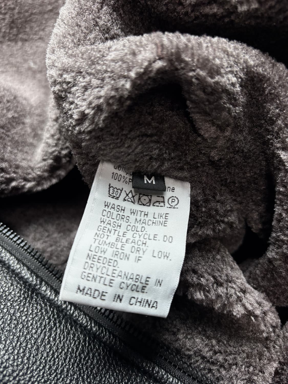 빈티지 아카이브 비건레더 블루종 자켓 3111 상품이미지3